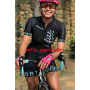Cool Cycling Jerseys Women's Neon Black Bikewest.com women skinsuit2089 XXS 