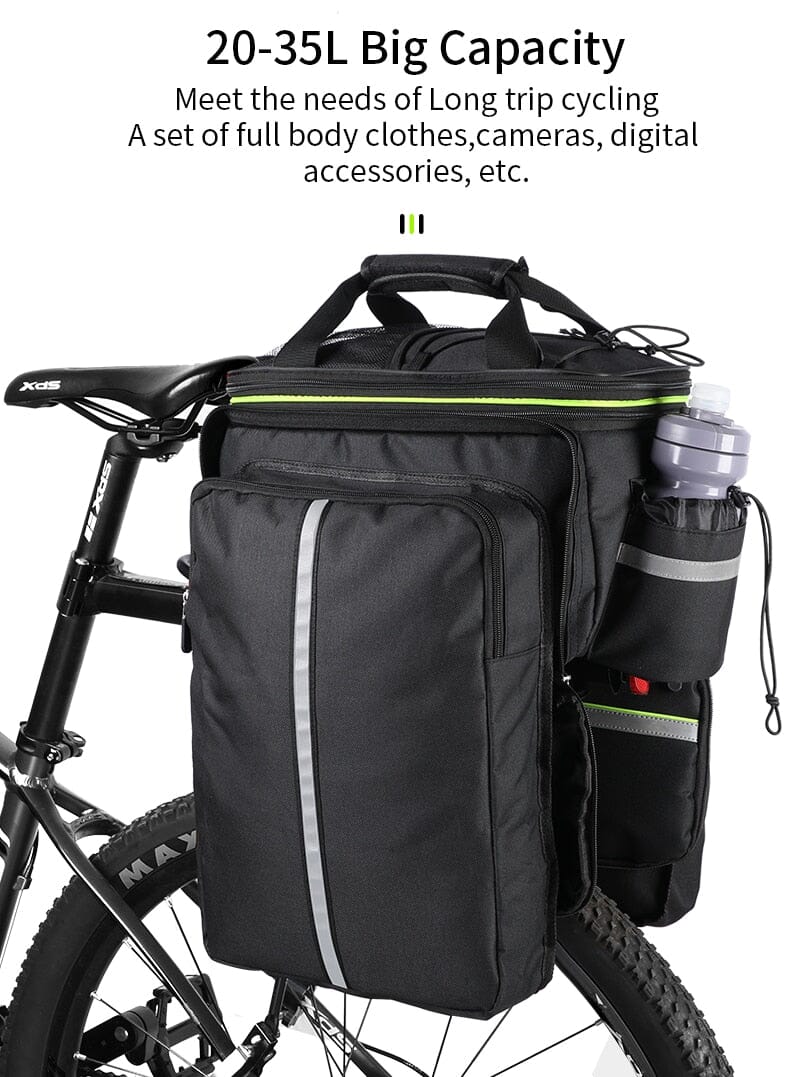 Buy Lixada Bicycle Rear Rack Bag,25 L Bike Bags for Rear Carrier Cycle Rack  Bag for Riding Cycling Online at Lowest Price Ever in India | Check Reviews  & Ratings - Shop