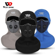 Winter Sport Cycling Headwear With Activated Carbon Filter Face Cover Bikewest.com 